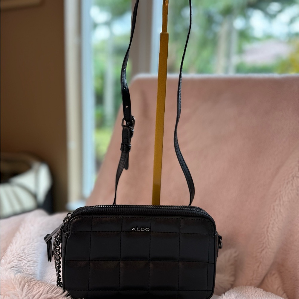 Aldo Elegant Black Crossbody Bag